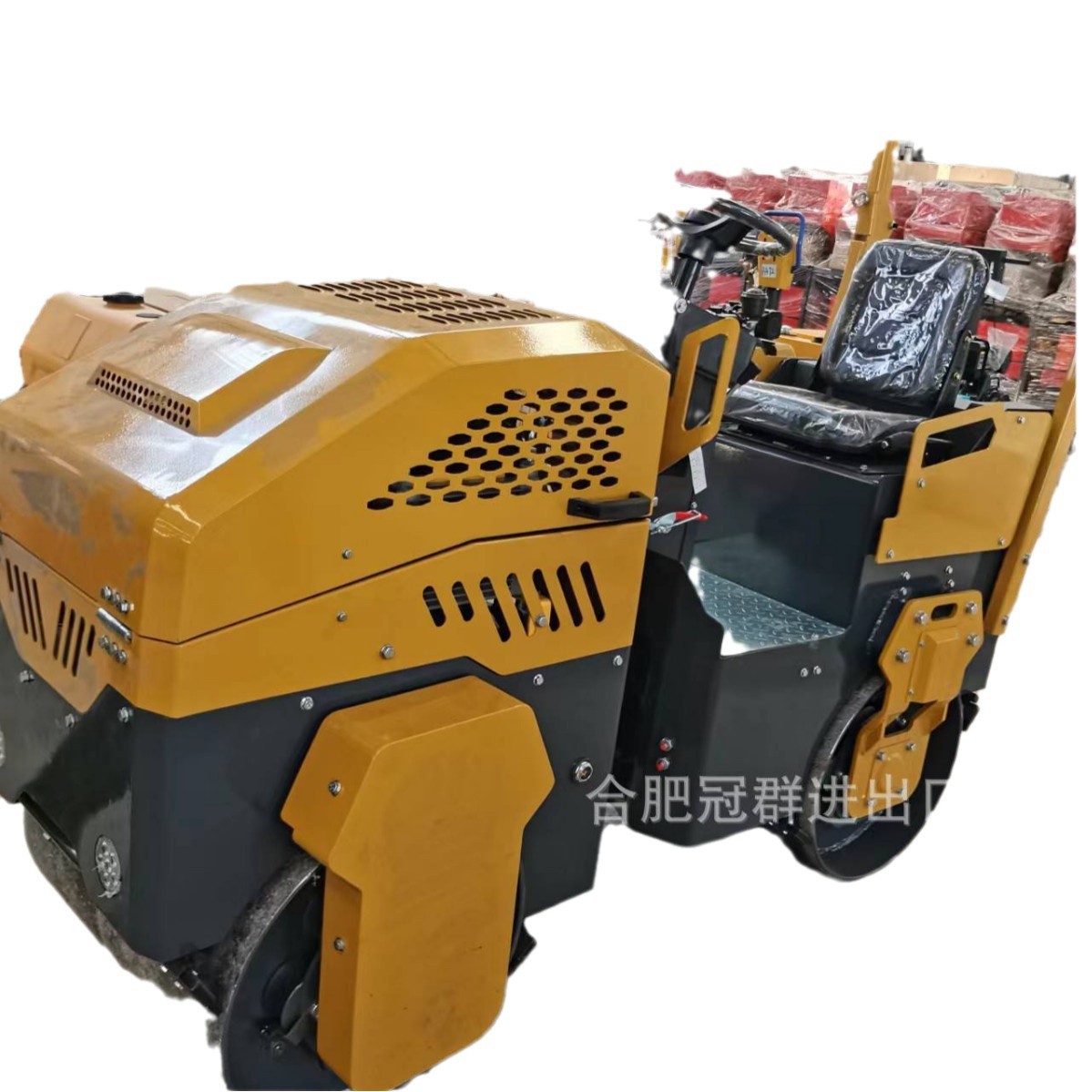 Fábrica directa 1.5 toneladas 2 toneladas 3 toneladas compactador de rodillo de asiento pequeño