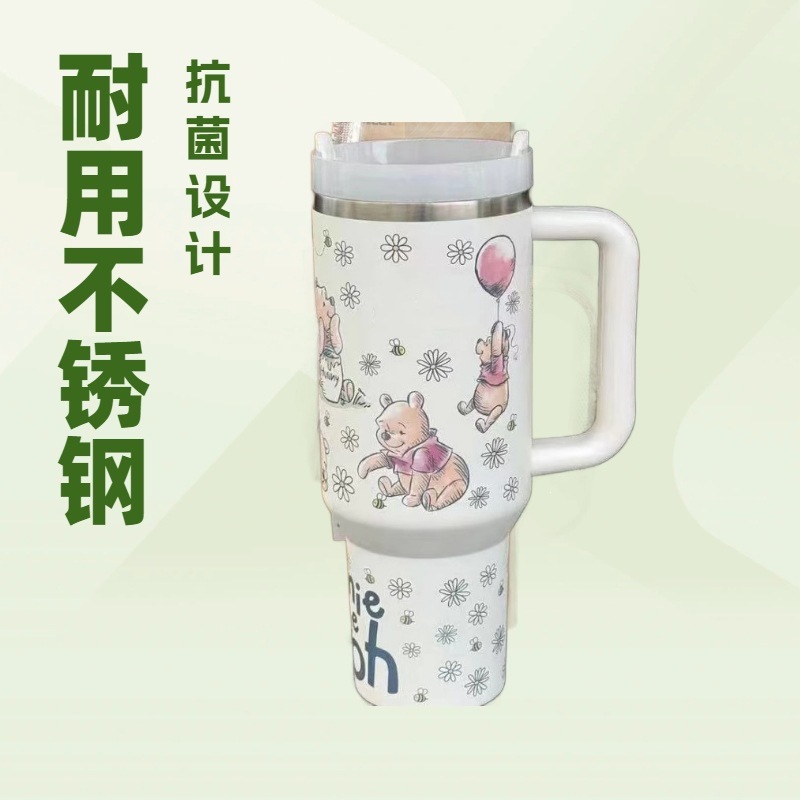 Al por mayor Stanley Stanley 304 acero inoxidable dibujos animados para automóviles Taza de aislamiento de hielo Taza de automóvil Taza de aislamiento de calor