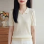 宽松薄款短袖显瘦针织衫