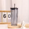 Ash vertical pattern cup [ash cap + 22cm ash straw]