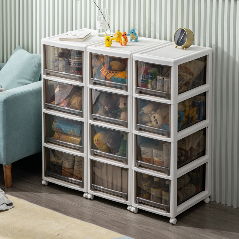 Gabinete de almacenamiento de cajones para el hogar multi-capa juguete para niños gabinete de almacenamiento de plástico gabinete de almacenamiento gabinete de organización de ropa de bebé