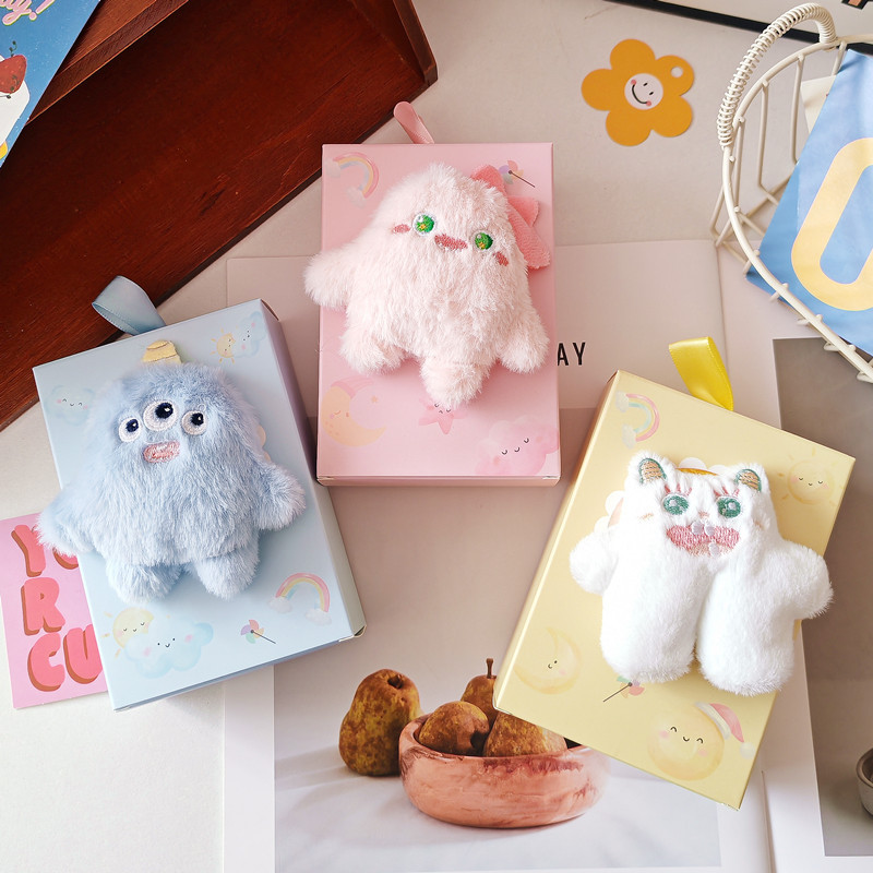 Little Monster Plush One-eyed Towel Children's Kindergarten Birthday Gift Matching Decorative Cute Cartoon Hand Wiping Towel