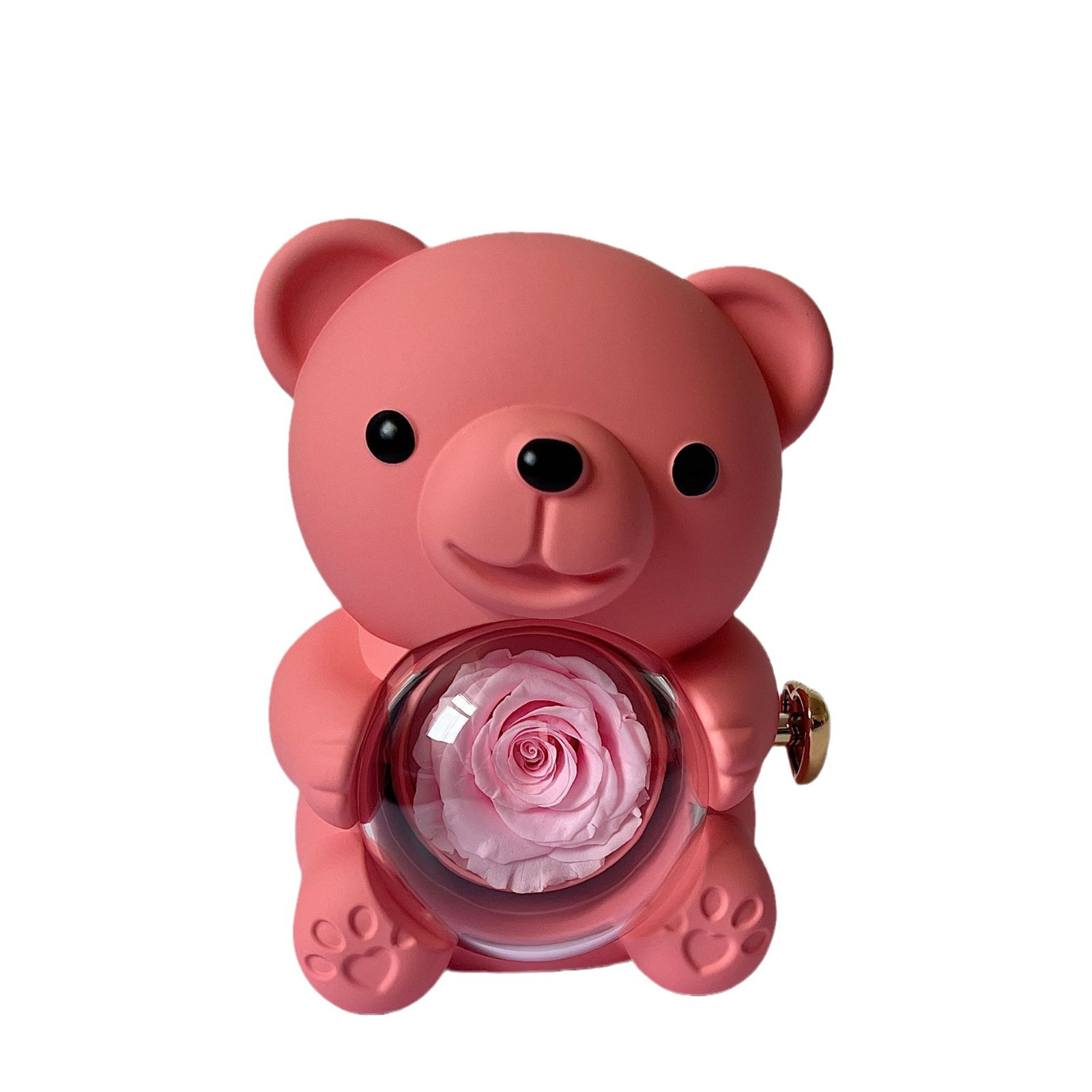 Embrace oso eterno flores rosas regalos de cumpleaños eternos flores cubiertas de vidrio regalos del día de la madre Amazon transfronterizo