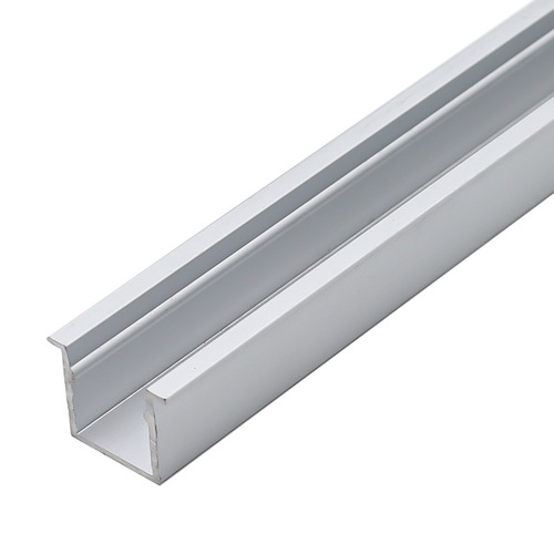 Aluminum alloy suspended track lower door sliding track guide groove push-pull door hanging track surface-mounted lower wheel hidden track
