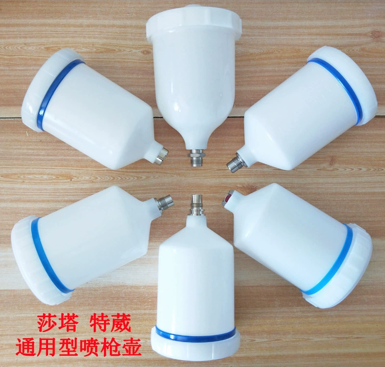 Краскопульт с верхним бачком 1000b, бачок Tewei, бачок Iwata, пластиковый бачок Sata, бачок для краскопульта Walter