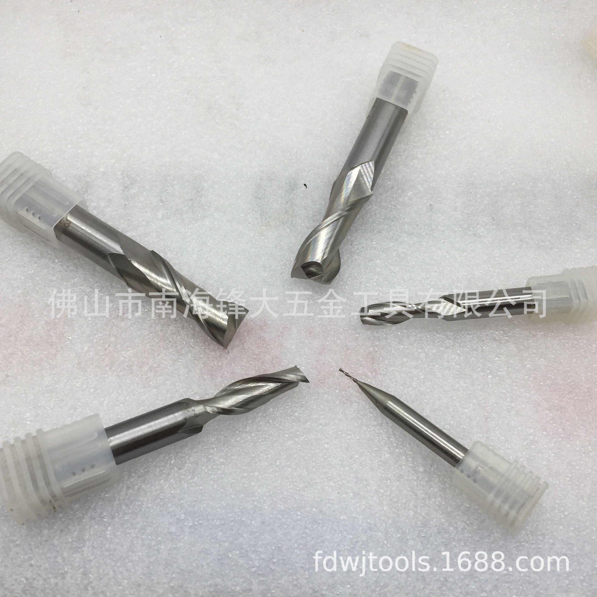 H+P白钢铣刀加长刃 全磨立铣刀HSS 2刃高速钢铣刀 加长白钢刀