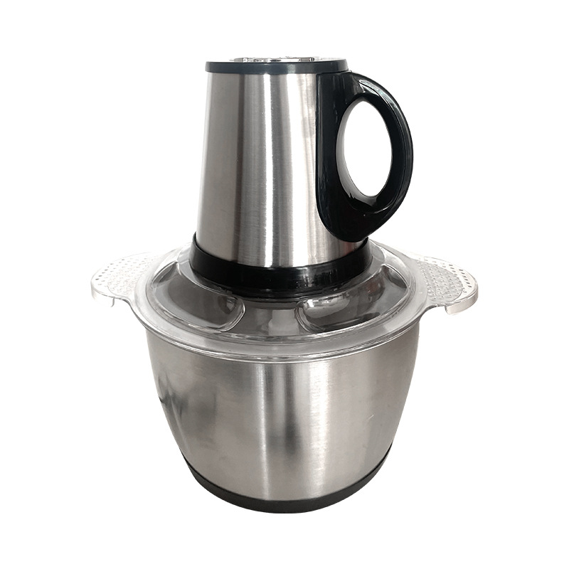 定制多功能家用绞肉机大容量不锈钢电动辅食机厨房绞肉机料理器