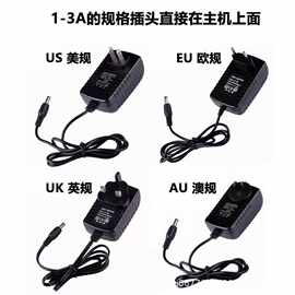 24V1A电源适配器9V12V2ALED灯带电源美欧澳英规监控显示器适配器