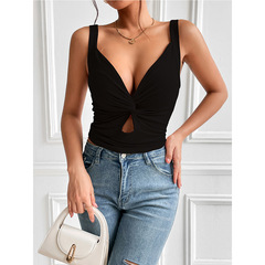 Amazon Cross-border International Trade Women's Backless Tank Top Ins Sexy European and American Style Strap Summer New Top Underwear Inner Wear