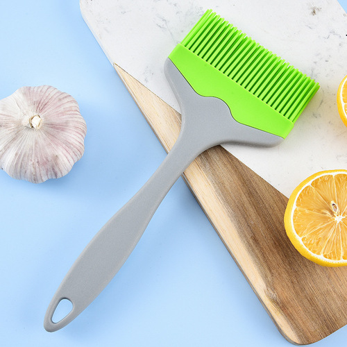 Silicone oil brush large wide mouth split oil brush Zibo barbecue brush food grade high temperature resistant brush factory