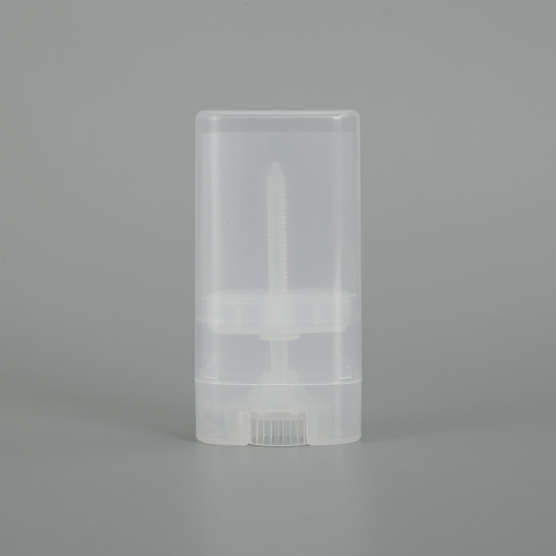 En stock 15G Oval tubo de bálsamo labial boca tubo de cera DIY tubo de bálsamo labial cosmético embalaje tubo de sub-embalaje antitranspirante crema tubo
