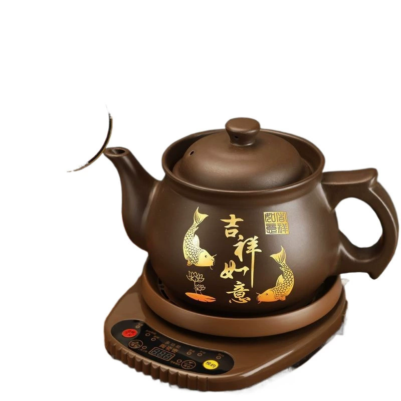 Страстная pot автоматическая варка лекарства фиолетовая песочная кастрюля лекарство кастрюля варка лекарство время умная таблетка рагу суп кастрюля специальная цена оптом продажи