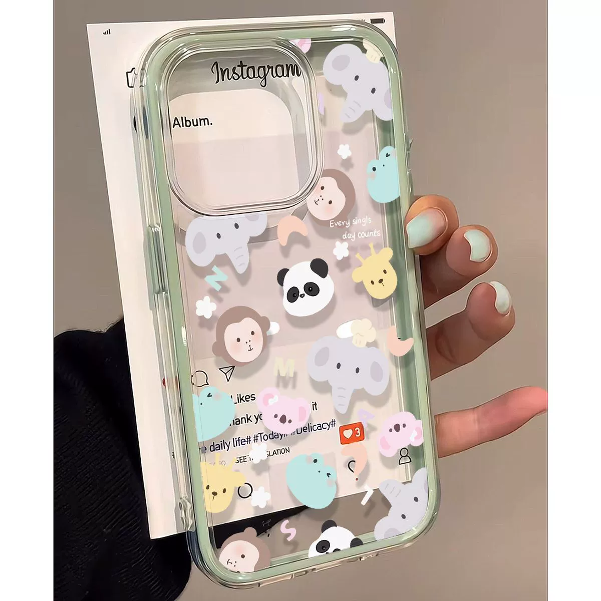 Apple, iPhone16, совместимый iPhone16 Pro, мультфильм телефонный чехол, 15promax, 2 в 1