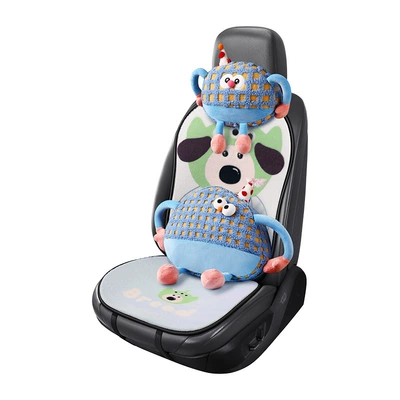 Headrest Cute Cartoon Car — Wool pad