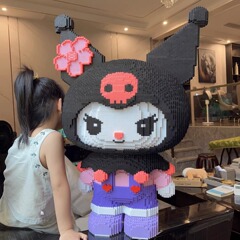 超特大号のクロミ美楽蒂は益智積み木と互換性があります。