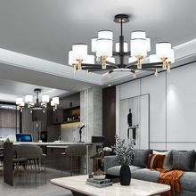客厅吊灯2025年新款北欧灯具现代简约大气新中式店铺商用餐厅主灯