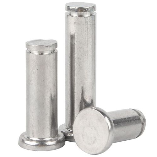 Factory direct 304 stainless steel grooved pin flat head grooved pin shaft circlip positioning cylindrical pin M3M4M5-M12