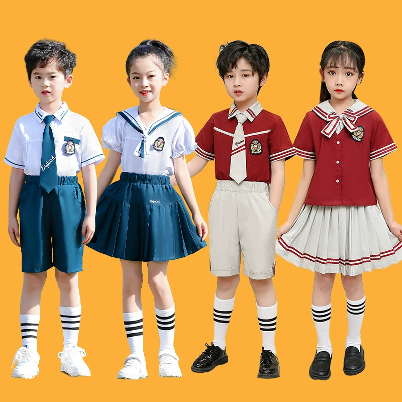 Униформа для выпускников начальной школы, школьная форма, костюмы для выступлений поэтических чтений и хоровых выступлений, униформа в британском стиле для детских садов, стиль колледжа