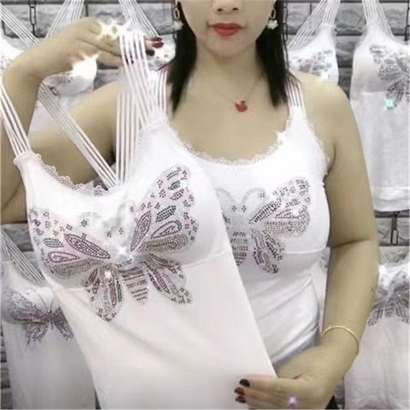 弾力ストラップ夏の白い修身ネット赤女性シャツベスト女性中国風ストラップベスト女性|undefined