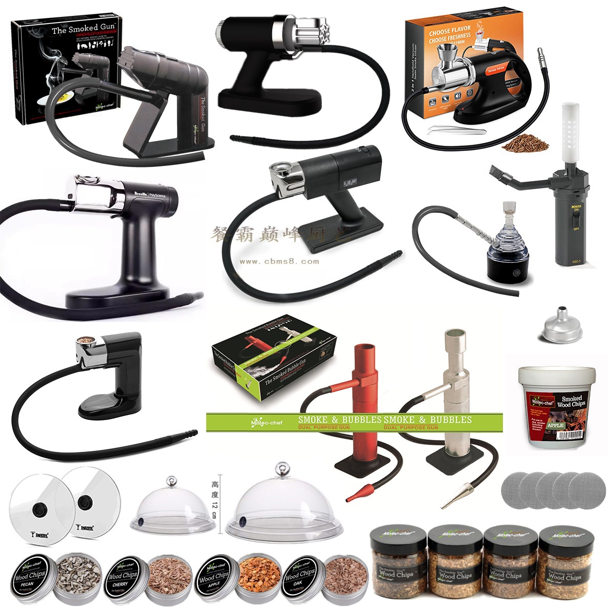 Cóctel ahumado cubierta humo ahumado caja de madera cóctel comida fragante fumigación molecular alimentos cocinar madera polvo