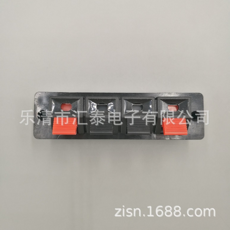 厂家直销音响用WP4-08型4位卧式外接线夹系列线材电声连接器