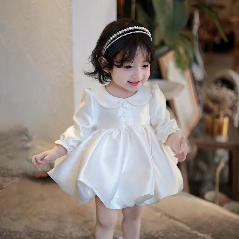 Baby Girl Birthday Dress, Autumn New High-End Dress, One-Year-Old Princess Dress, Flower Girl Wedding Dress, Tutu Dress Baby Girl Birthday Dress, Autumn New High-End Dress, One-Year-Old Princess Dress, Flower Girl Wedding Dress, Tutu Dress