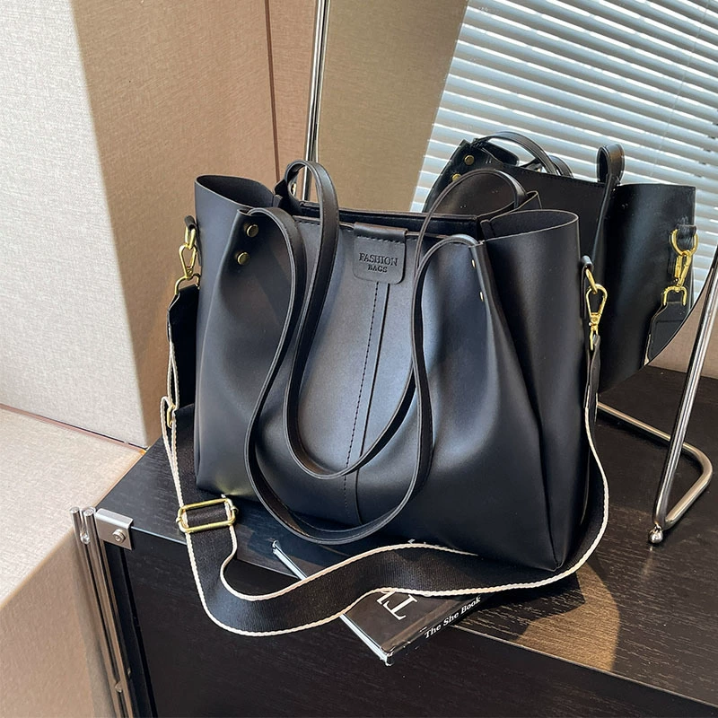 Capacious summer one-shoulder bag, straps, shoulder bag, for students