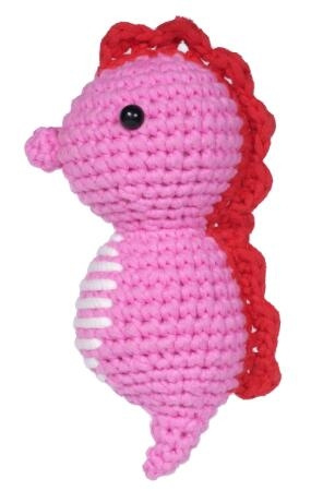 Pink seahorse