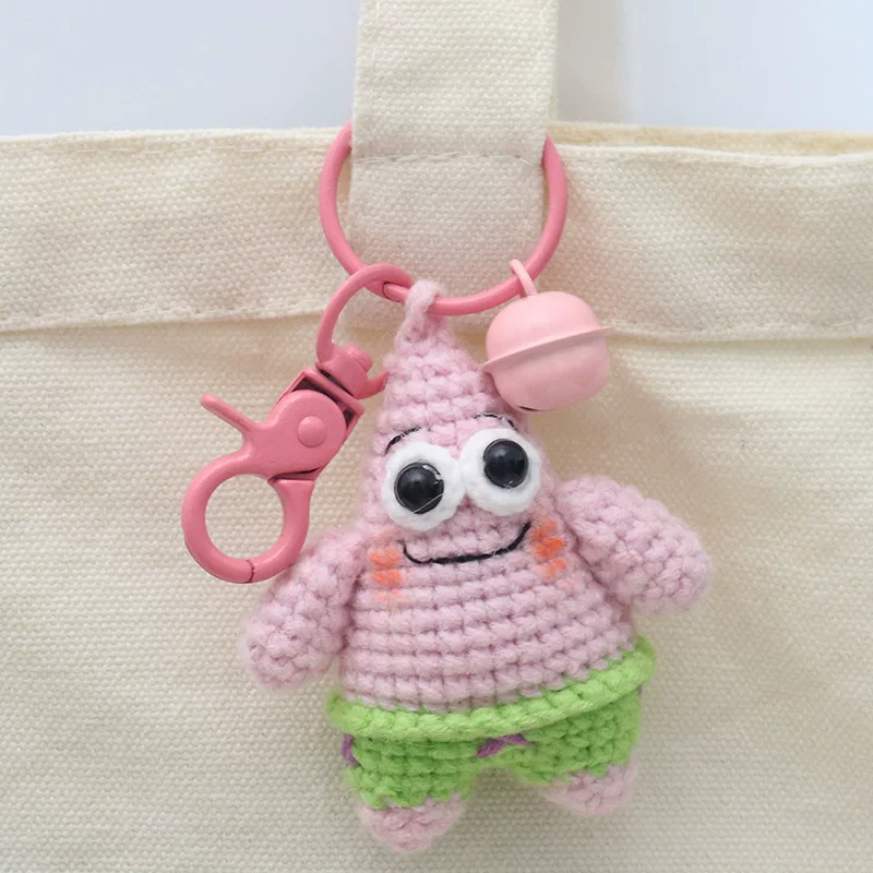 Knitted pendant handmade, keychain, accessory, bag, doll