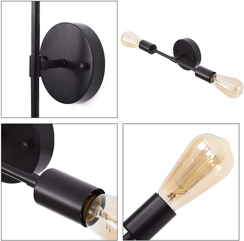 Industrial style wall lamp double-headed wall lamp American style hallway bedroom bathroom mirror headlight Amazon AliExpress cross-border exclusive supply