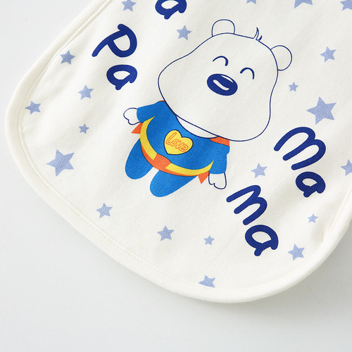 Spring and summer baby dual-use saliva napkin rice pocket children's bib large three-dimensional waterproof super comfortable rice pocket