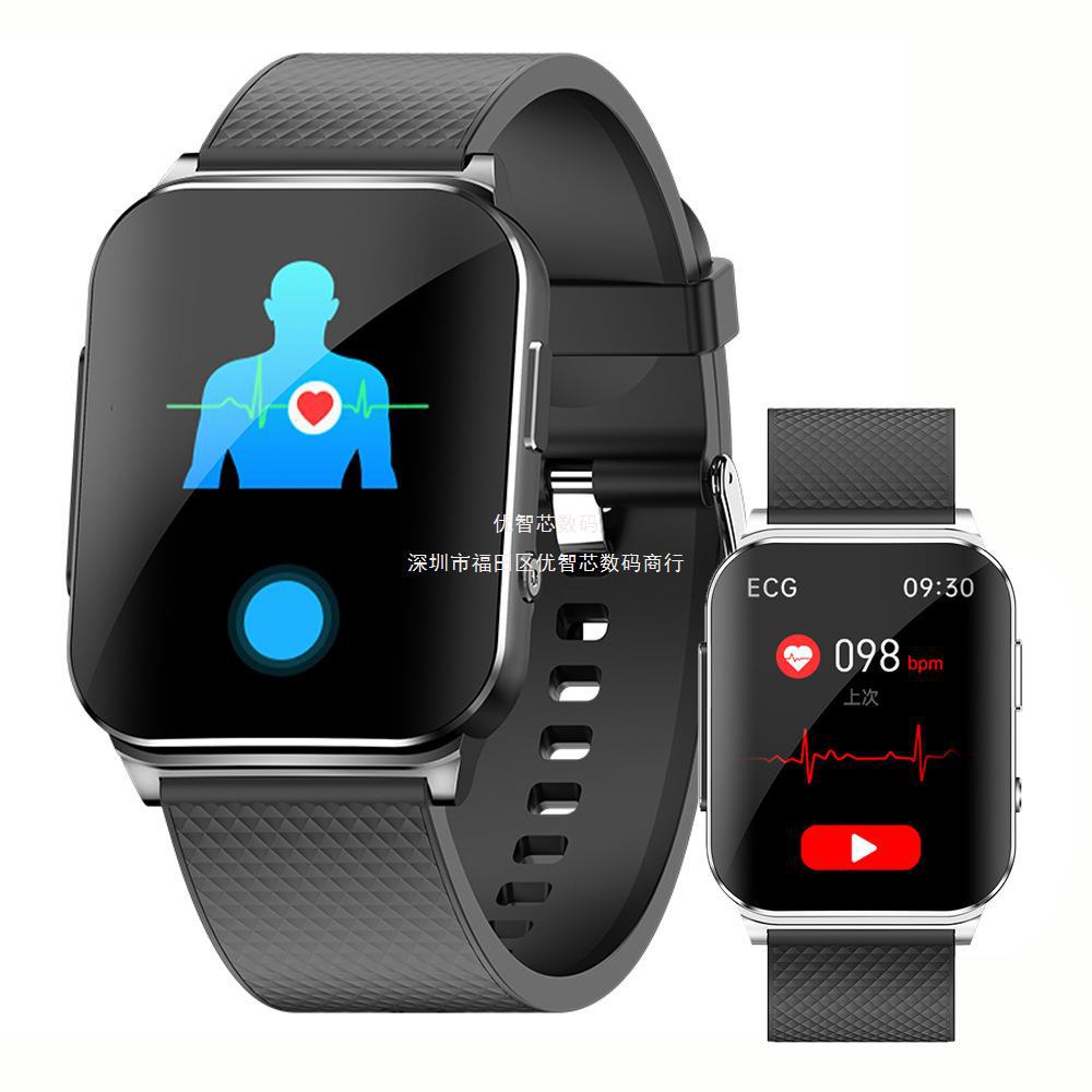EP03 nuevo reloj inteligente frecuencia cardíaca temperatura presión arterial ECG información de electrocardiograma empuje tiempo pedómetro movimiento