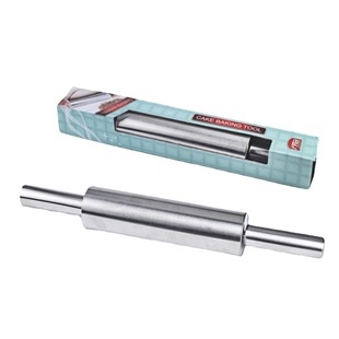 38cm stainless steel rolling pin rolling pin flour stick rolling dumpling skin roller pressing stick stick stick