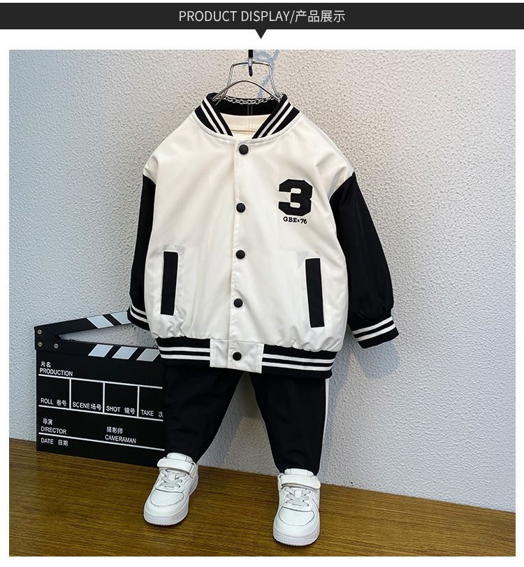 Xiaoying mark & xdm-7113 word baseball uniform suit = spring and autumn trend suit_