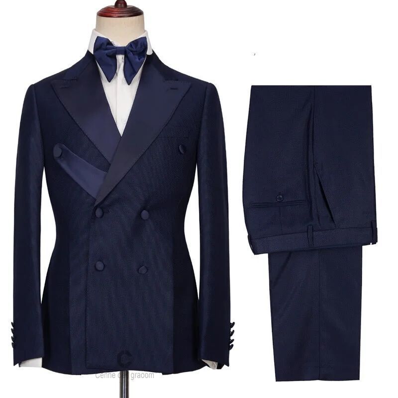 Amazon Suit Cross-Border Amazon New Navy Blue Men's Suit Suit Groom Tuxedo Two-Piece Suit Amazon Suit Cross-Border Amazon New Navy Blue Men's Suit Suit Groom Tuxedo Two-Piece Suit