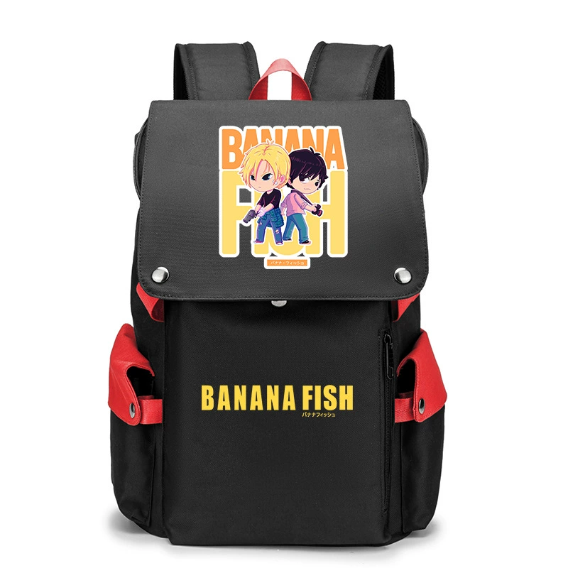 Банановые рыбки Banana Fish, бойцовская борьба, помощь студенту, рюкзак мужской, карикатурный большой объём школьный ранец
