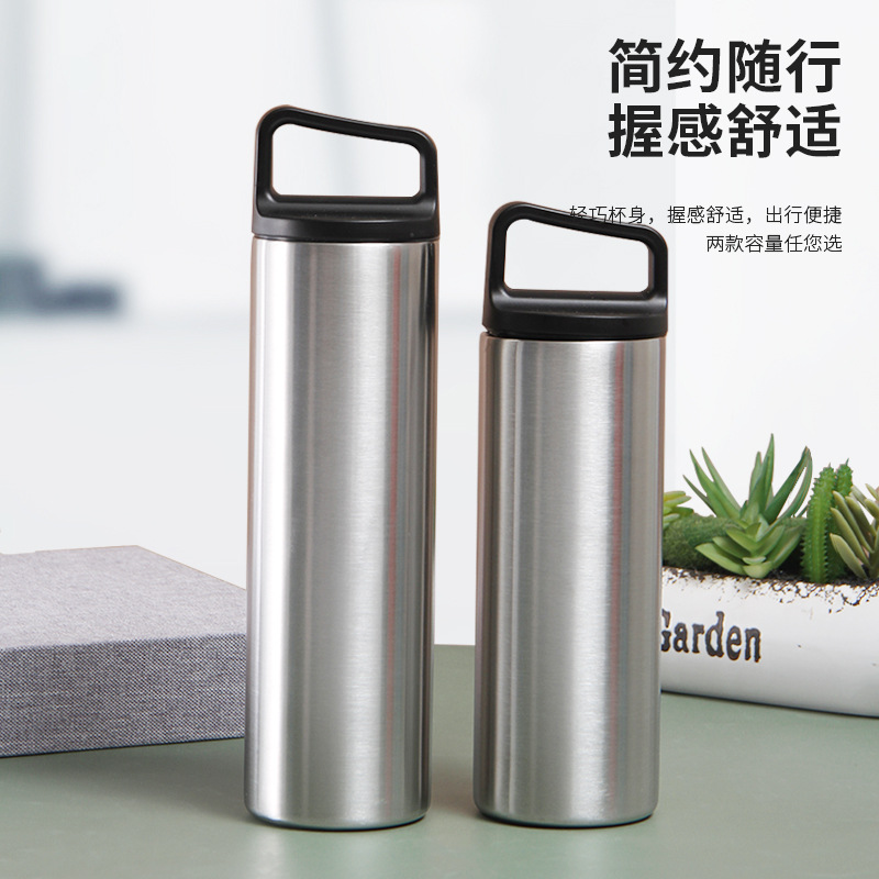 Nueva boca ancha 304 taza de vacío de acero inoxidable de gran capacidad portátil sellado portátil deportes al aire libre hervidor de agua