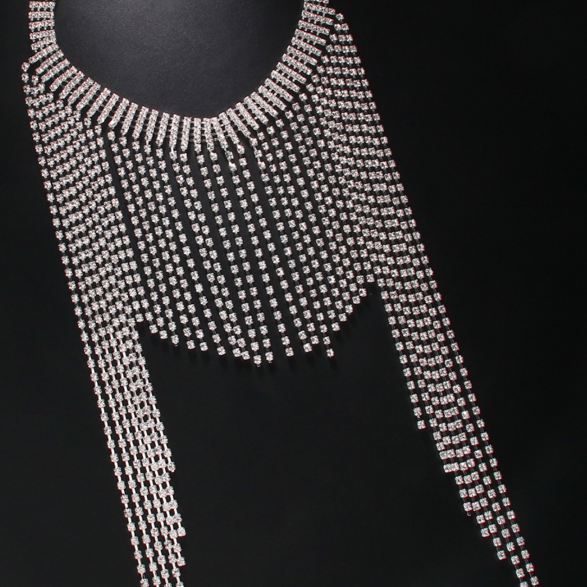 Europa y los Estados Unidos calientes exagerado chaleones de moda personalidad cuerda elástica toque de diamante accesorios escenario toque de cabeza