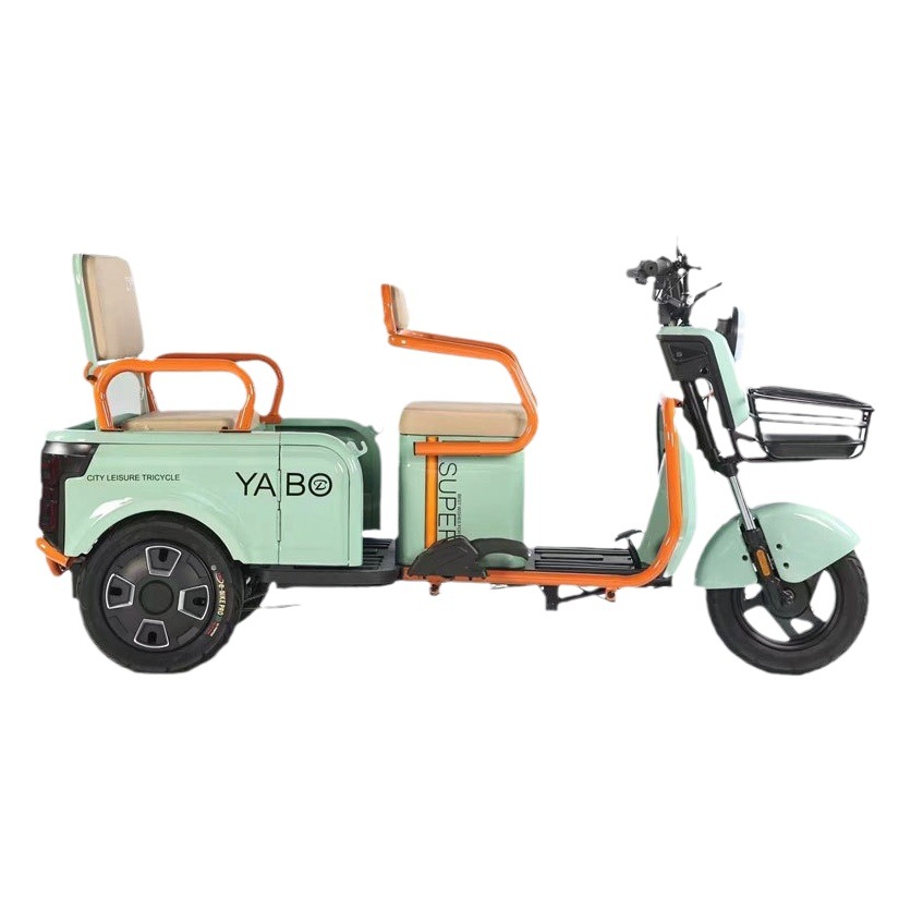 Triciclo con cobertizo para automóviles Ventas directas de fábrica Nuevo cliente de doble uso y transferencia de mercancías niños de dos asientos scooter anciano batería Coche