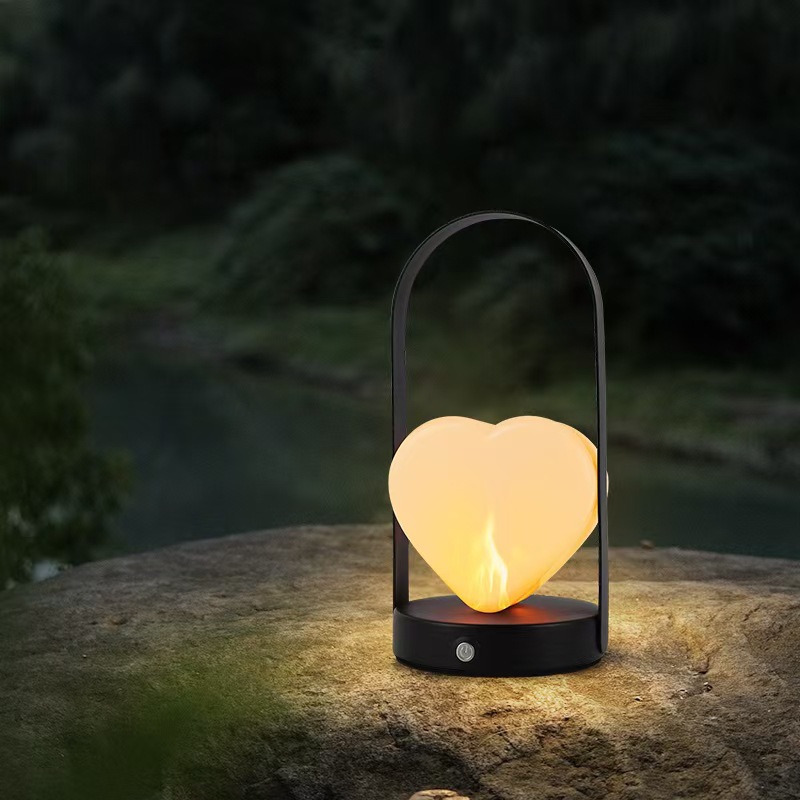 creative handheld touch table lamp for bed for camping