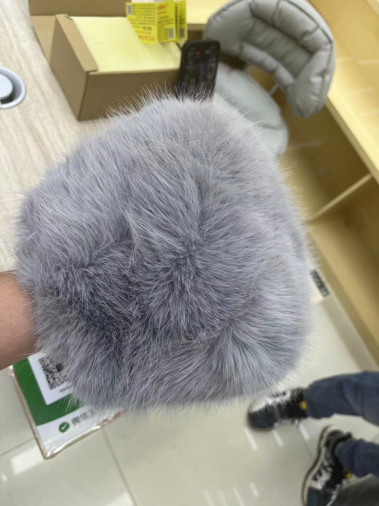 Sombrero de felpa de piel para mujer otoño e invierno estilo japonés circunferencia grande de la cabeza engrosada cálido a prueba de frío sombrero de pescador de protección del oído hace que la cara se vea pequeña