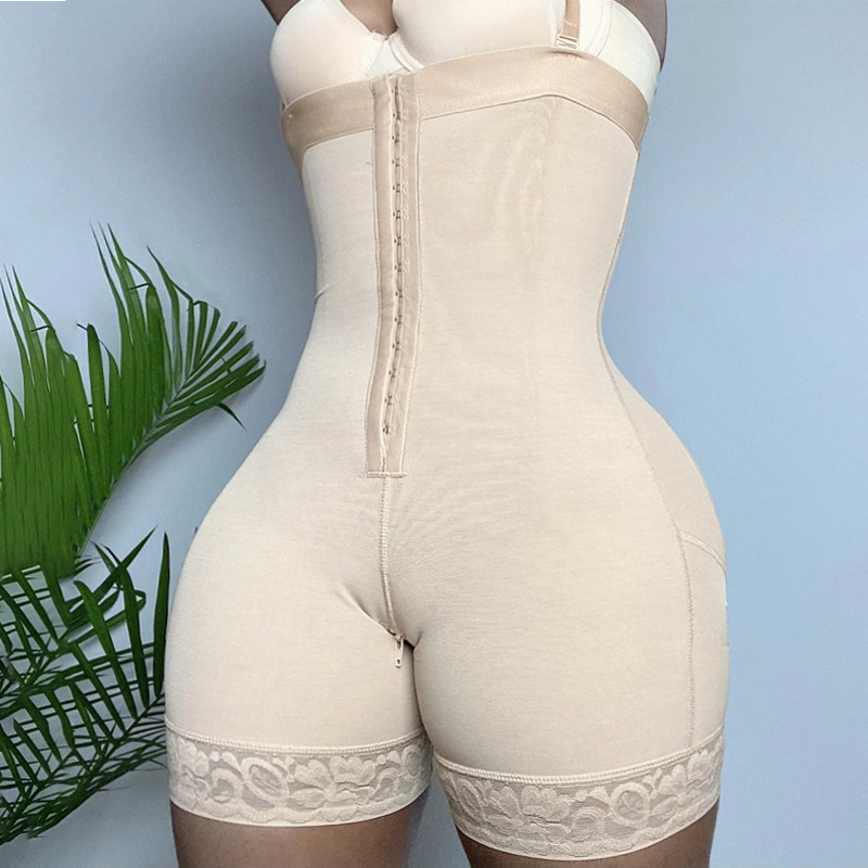 Butt Lifter Cross-border Shaper High Waist high quality Crotch Zipper plus size Hip Tight Pants