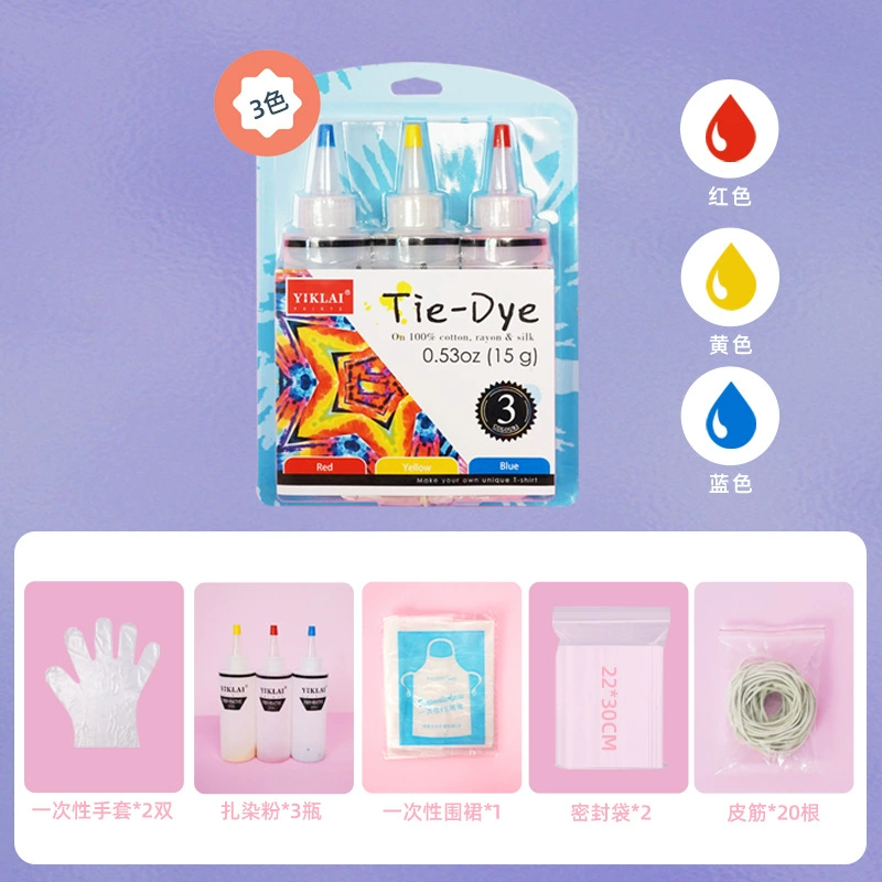Pigment set for children and adults for early age handmade