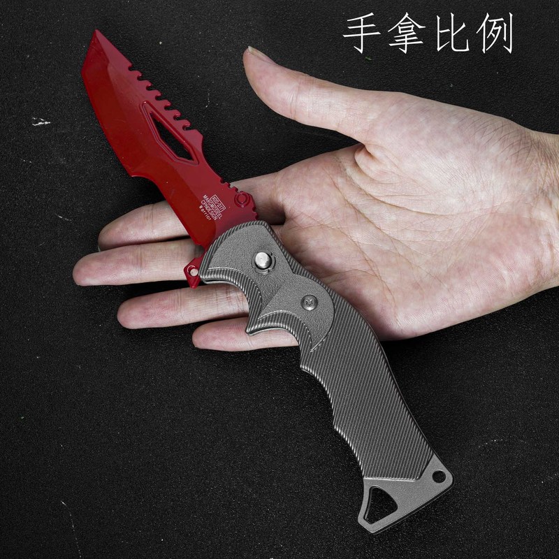 暗区突围游戏 红鸳折刀 金属兵器模型 合金武器摆件 22cm 未开刃|undefined