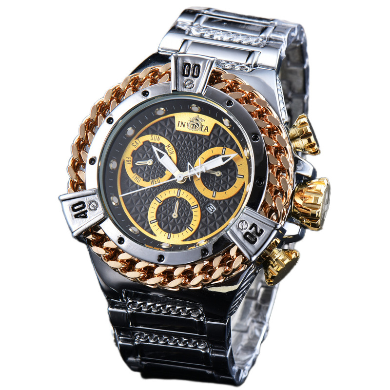 Invicta Symphony Clown New Spot Brazilian Hot Selling Intel Series Men's Steel Band Quartz Watch Invicta Symphony Clown New Spot Brazilian Hot Selling Intel Series Men's Steel Band Quartz Watch