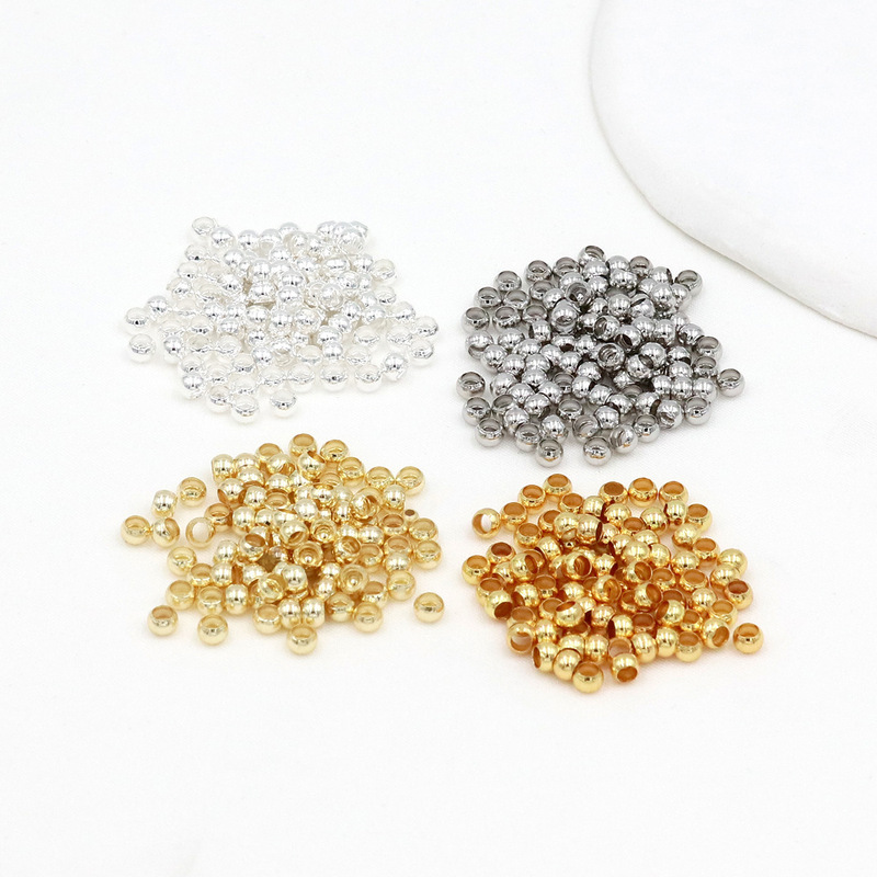 14K Gold-Plated Positioning Beads, Flat Clip-On Fasteners, Pure Copper Plated with 18K Real Gold, DIY Handmade Beaded Bracelet Necklace D12 14K Gold-Plated Positioning Beads, Flat Clip-On Fasteners, Pure Copper Plated with 18K Real Gold, DIY Handmade Beaded Bracelet Necklace D12