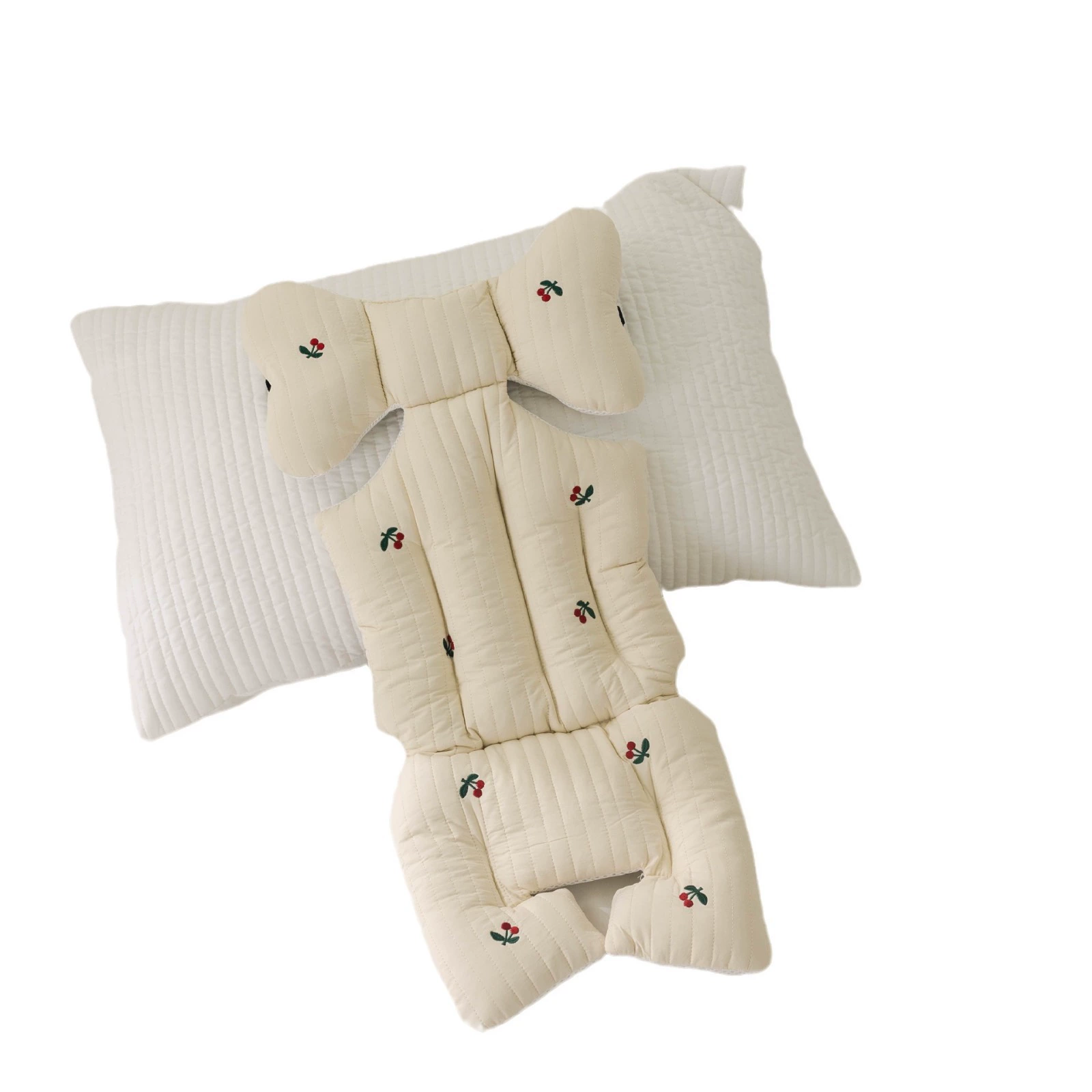 Children's walk stroller, winter pillow, South Korea, new collection, with embroidery, increased thickness