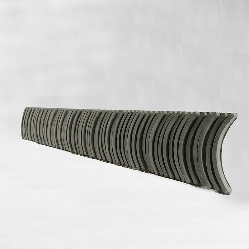 Pu azulejo Internet celebridad piedra pared exterior ladrillo salón de té B & B decoración interior y exterior cóncavo-convexo simulación piedra Fondo pared fabricante