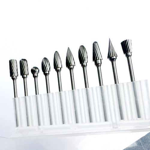 Carbide metal 2.35mm handle double edge 6mm set electric grinding head tungsten steel factory direct inventory