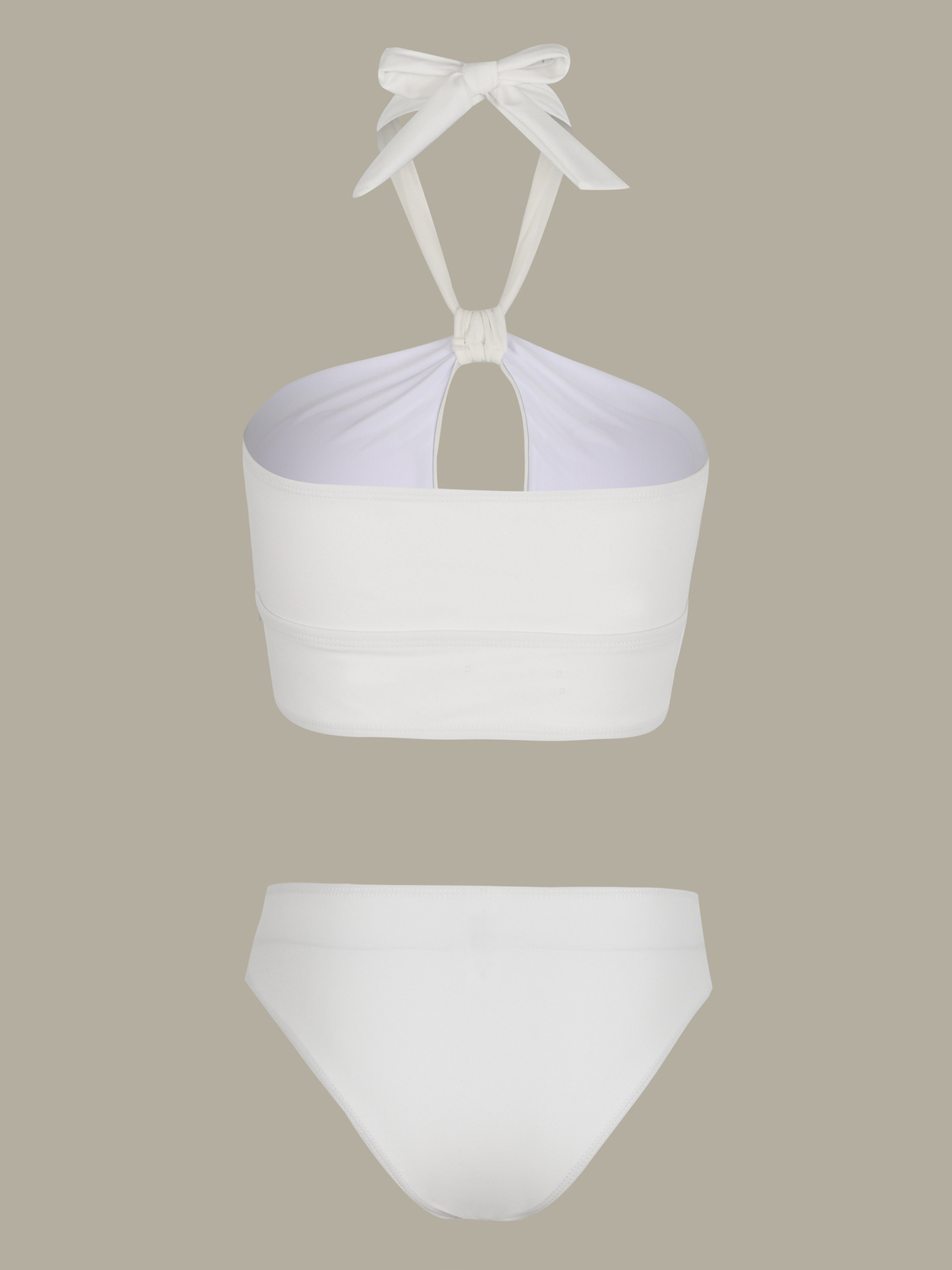 Regular Fit Fit Type Solid Color Pattern Women's Gender Women's Simple Style Solid Color 3 Pieces Set Bikinis Swimwear